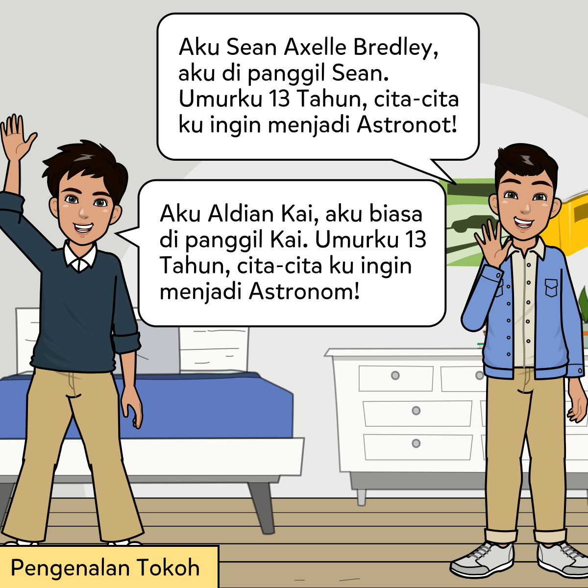 Pengenalan Tokoh dan Chapter 1