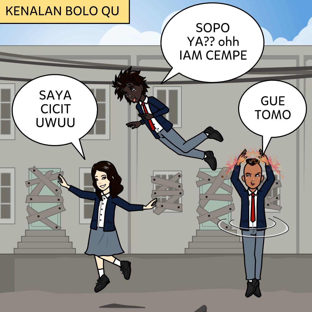 KOMIK KOMEDI HORROR